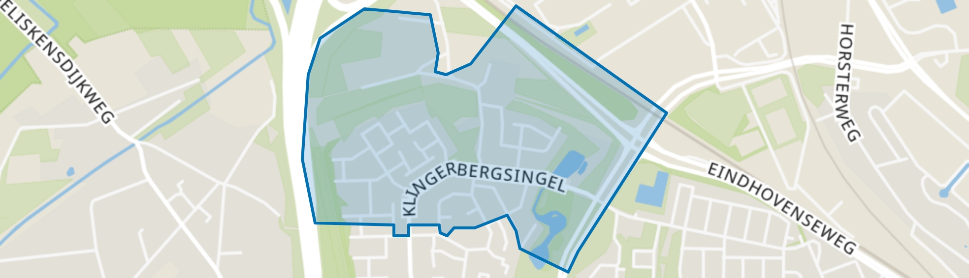 Klingerberg-Noord, Venlo map