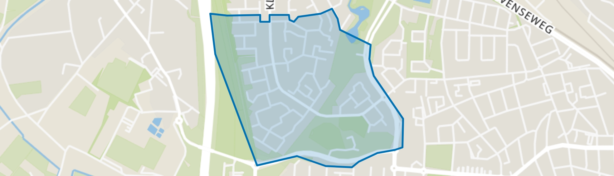 Klingerberg-Zuid, Venlo map