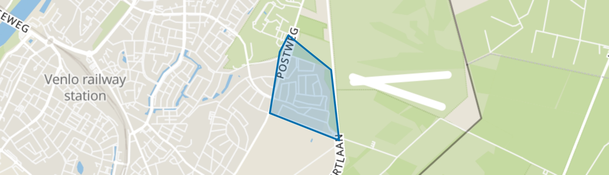 Stalberg-oost, Venlo map