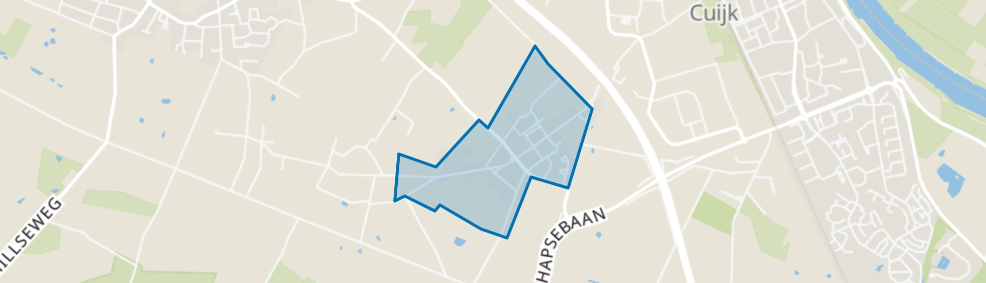 Vianen kern, Vianen (NB) map