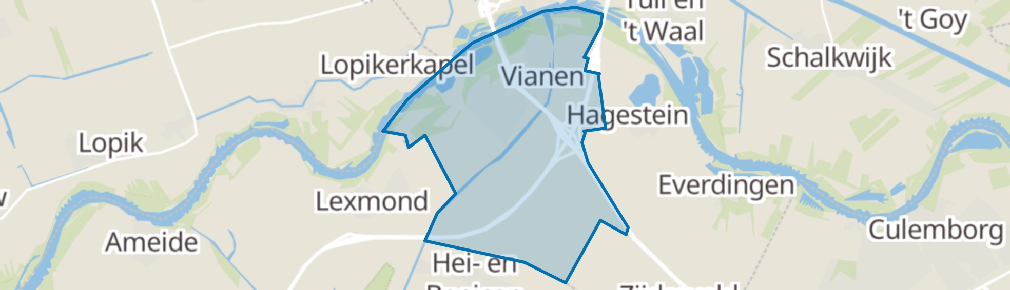 Vianen (UT) map