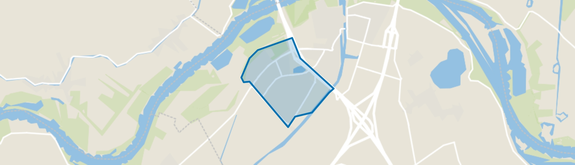 Monnikenhof en Amaliastein, Vianen (UT) map