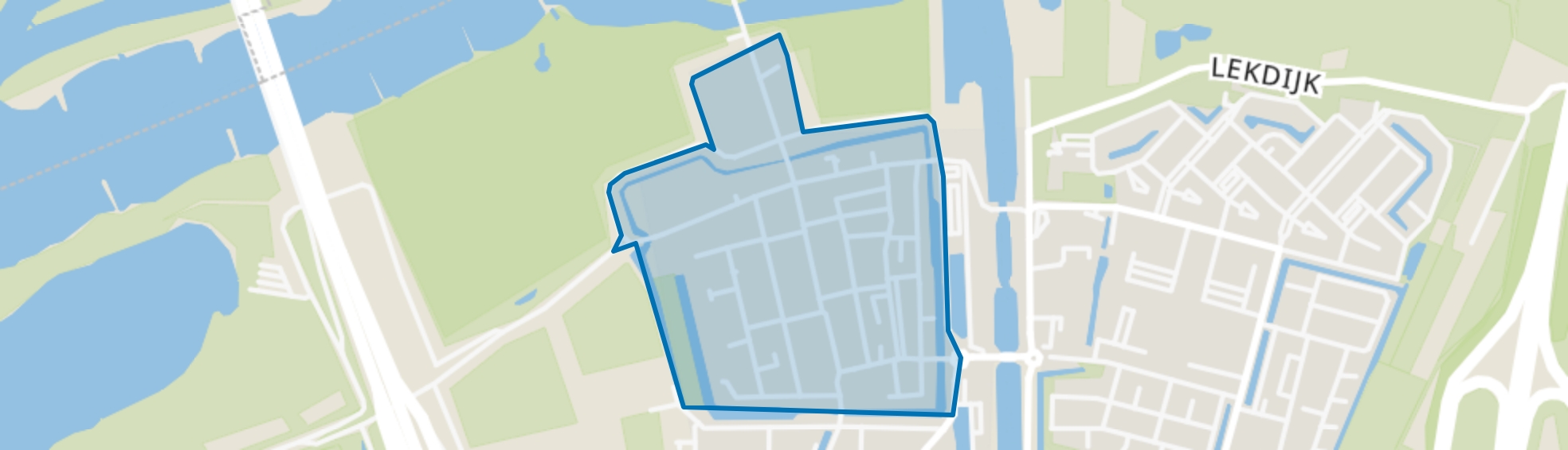 Vianen binnenstad, Vianen (UT) map