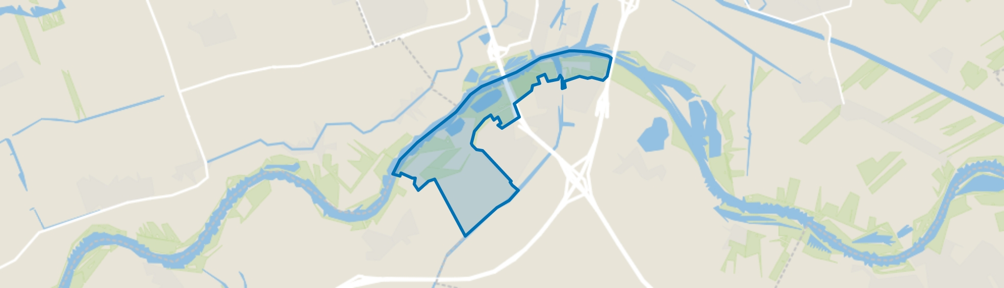 Vianen buitengebied noord, Vianen (UT) map