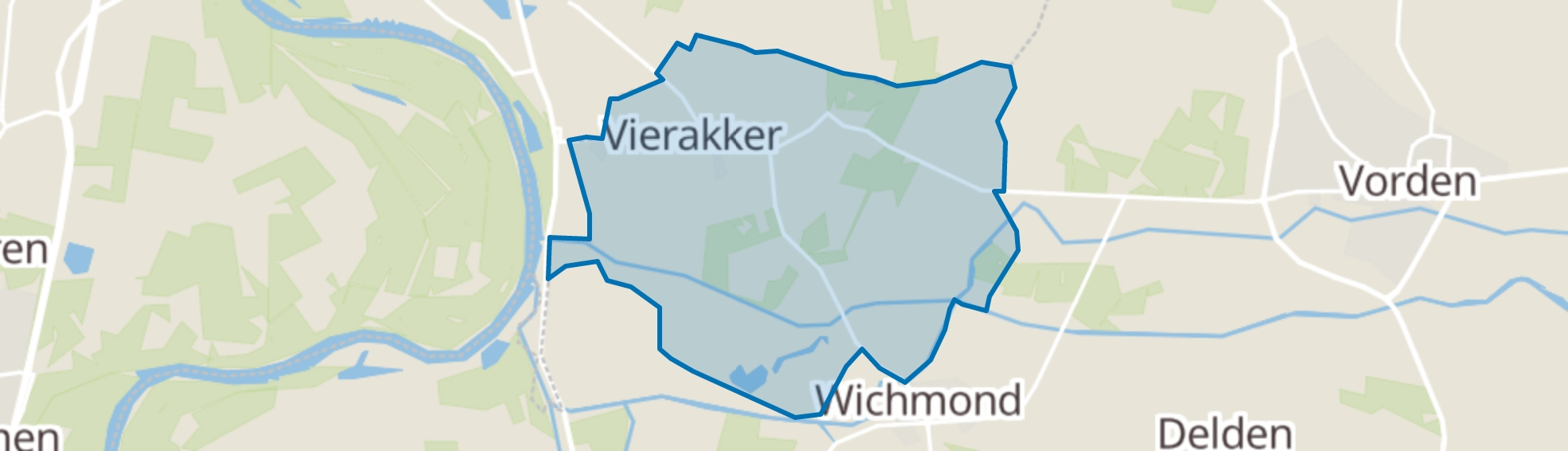 Vierakker map