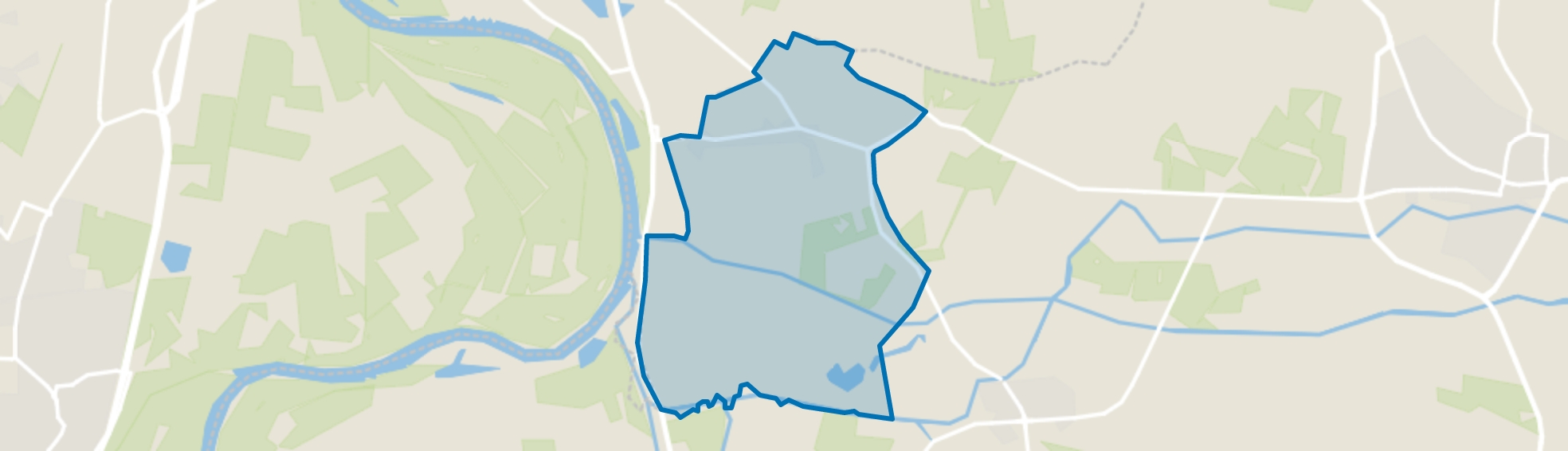 Verspreide huizen Vierakker, Vierakker map