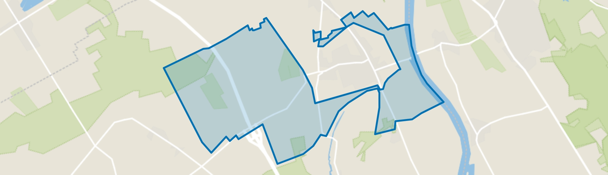 Vierlingsbeek  buitengebied, Vierlingsbeek map