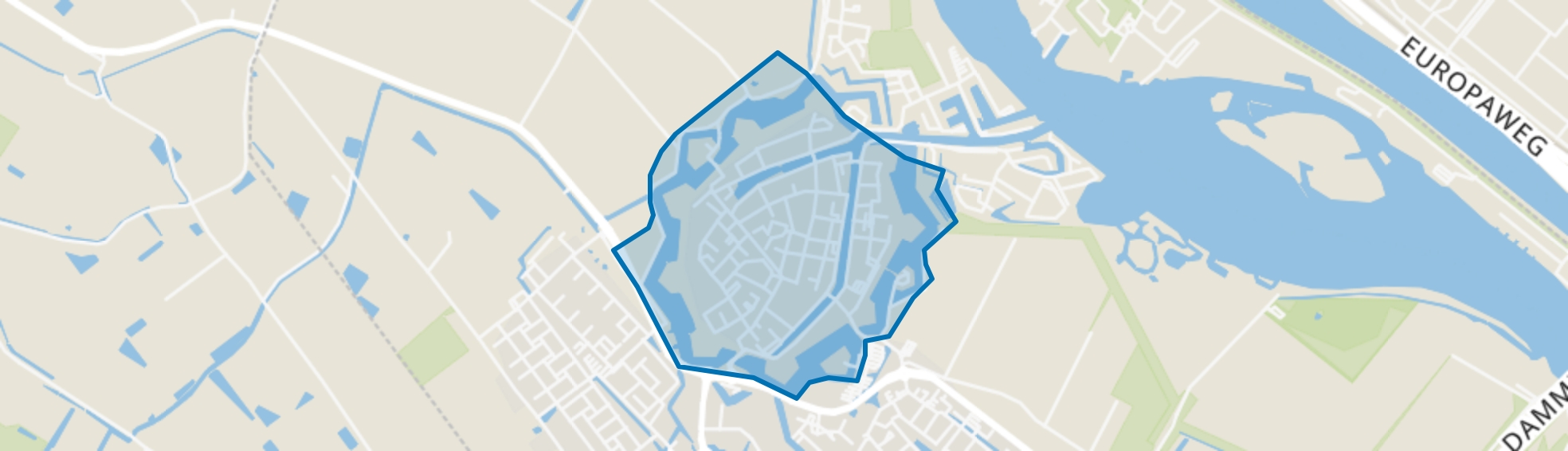 Brielle, Vierpolders map