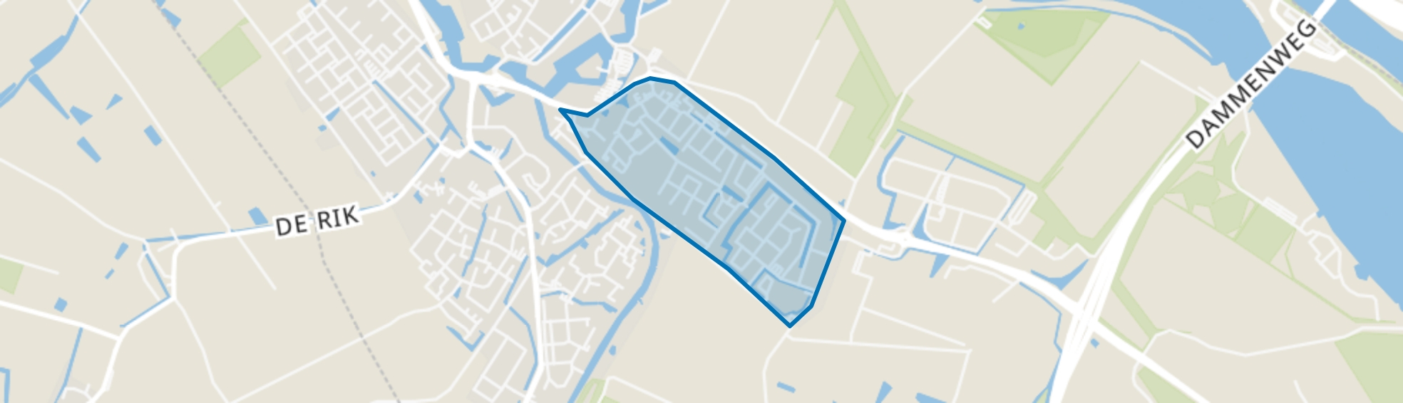 Nieuwland, Vierpolders map