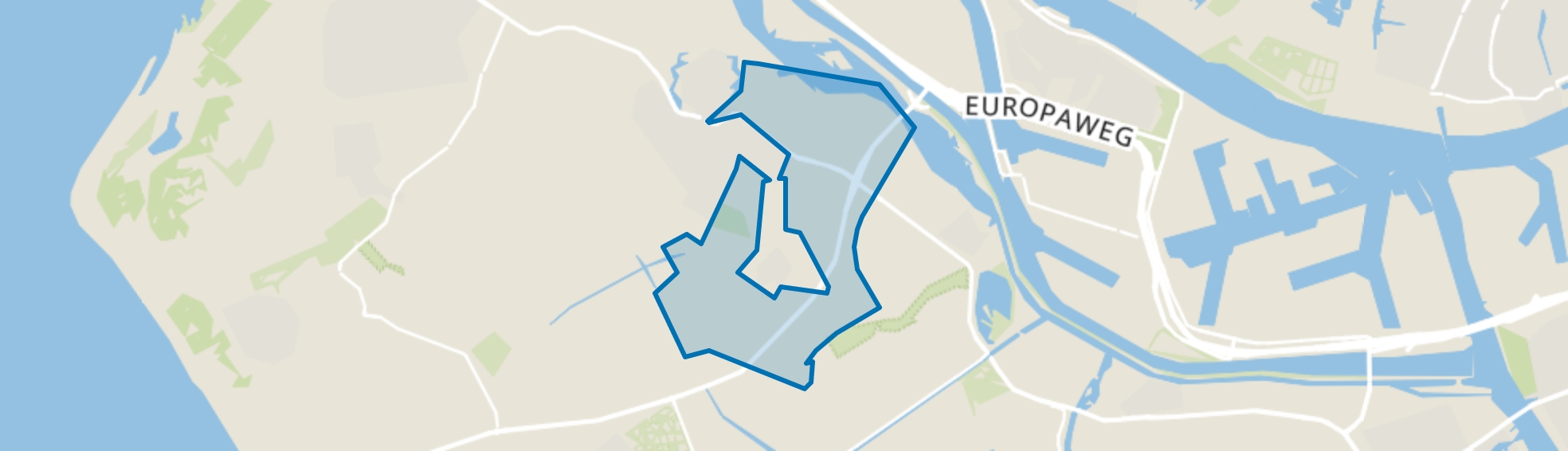 Verspreide huizen, Vierpolders map