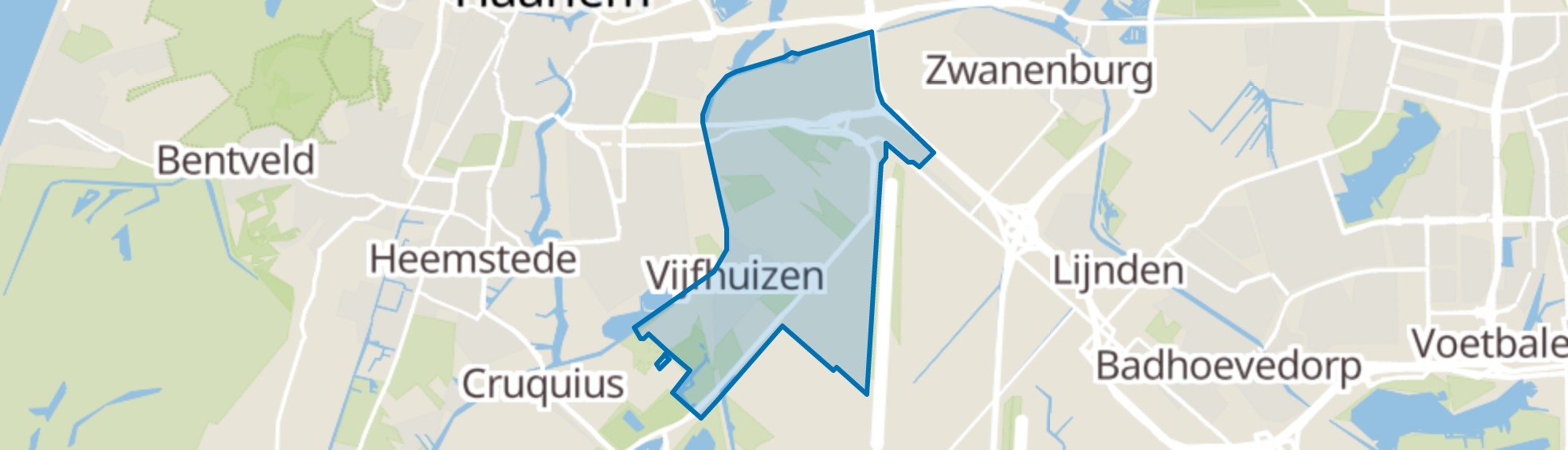 Vijfhuizen map