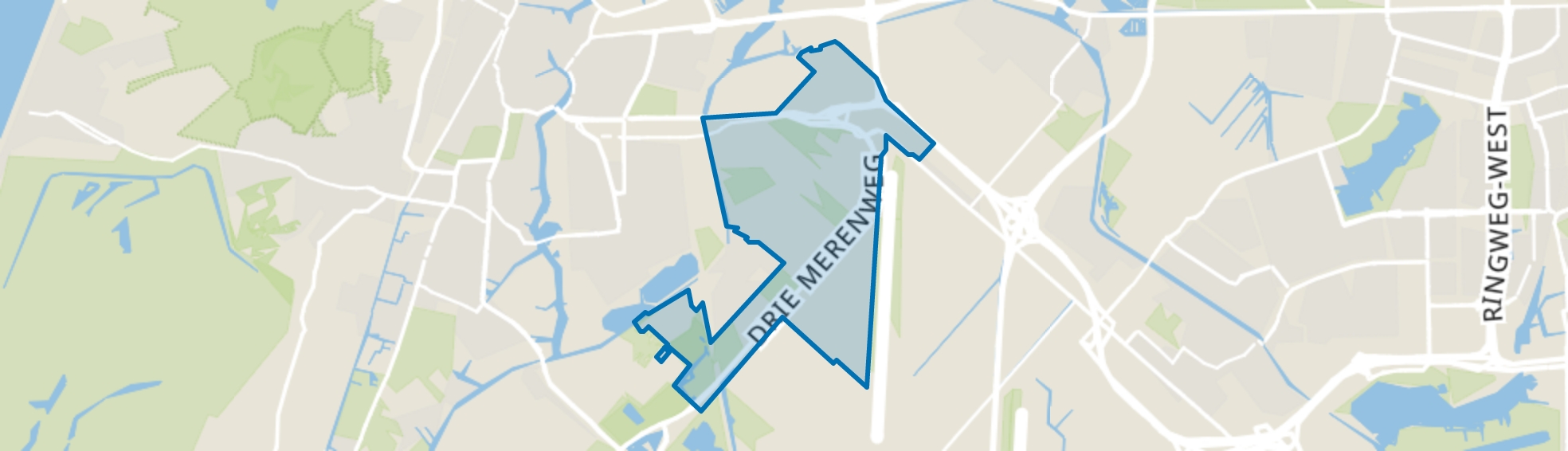 Vijfhuizen Omgeving, Vijfhuizen map