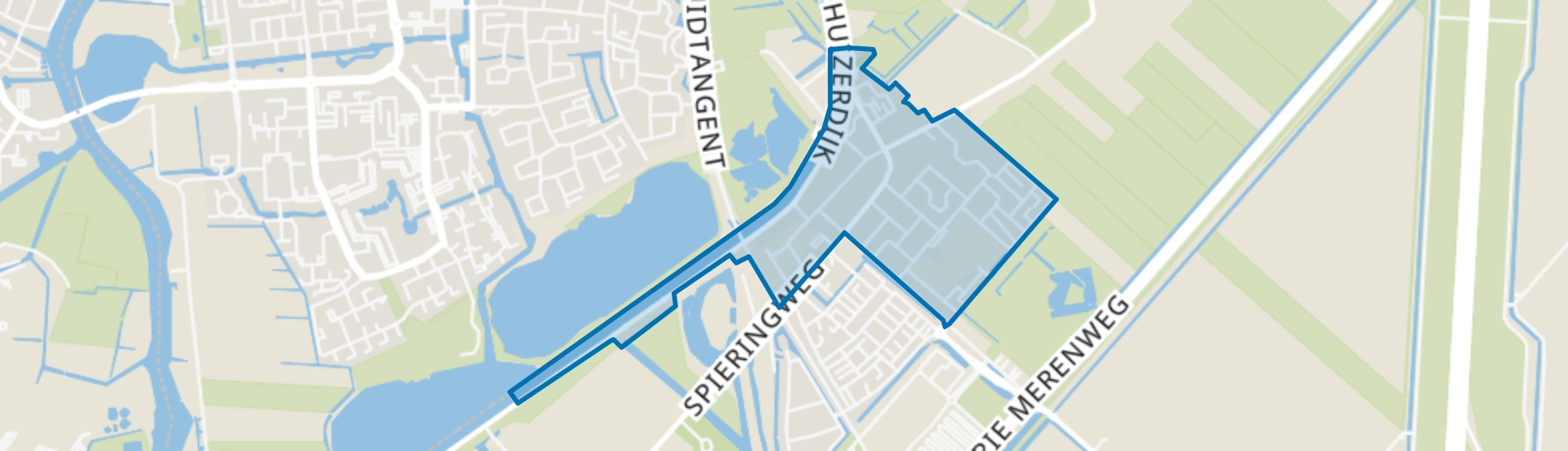Vijfhuizen, Vijfhuizen map