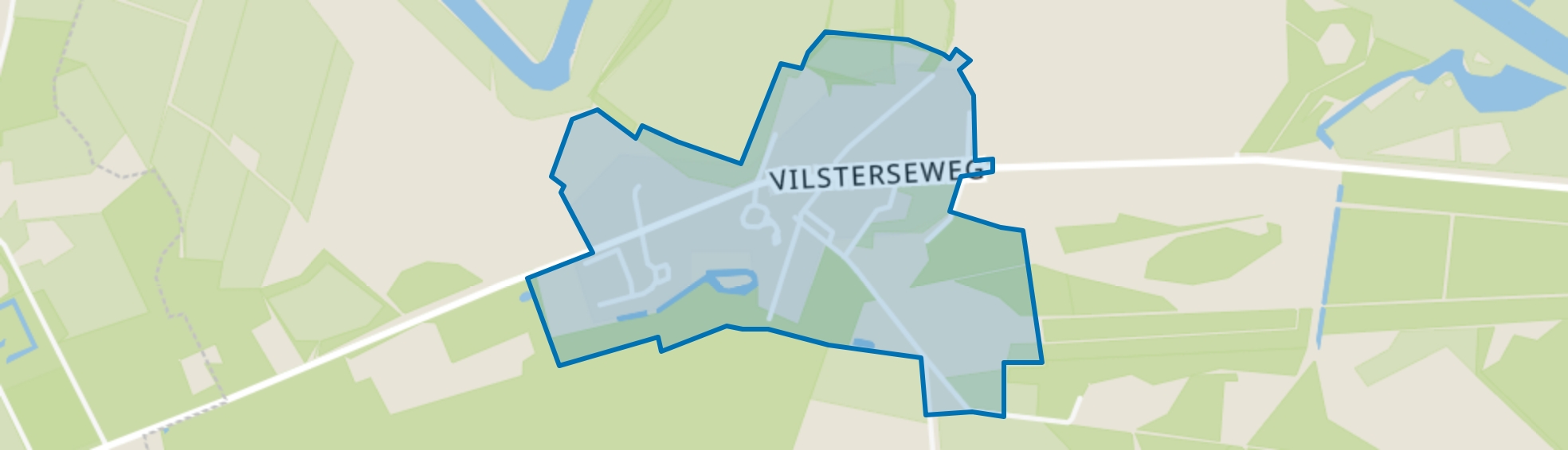 Kern Vilsteren, Vilsteren map