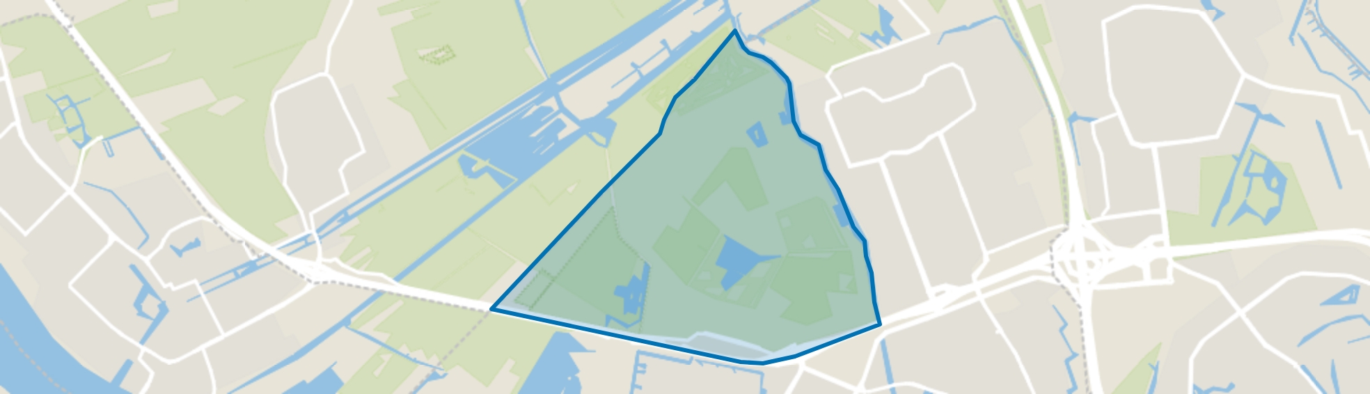 Broekpolder gebied, Vlaardingen map