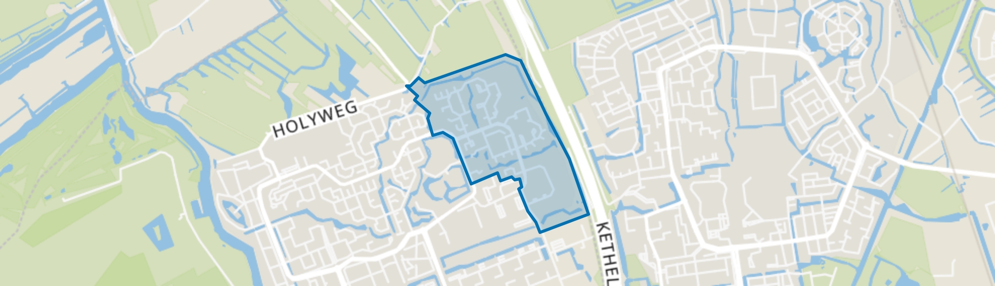 Hoevenbuurt, Vlaardingen map