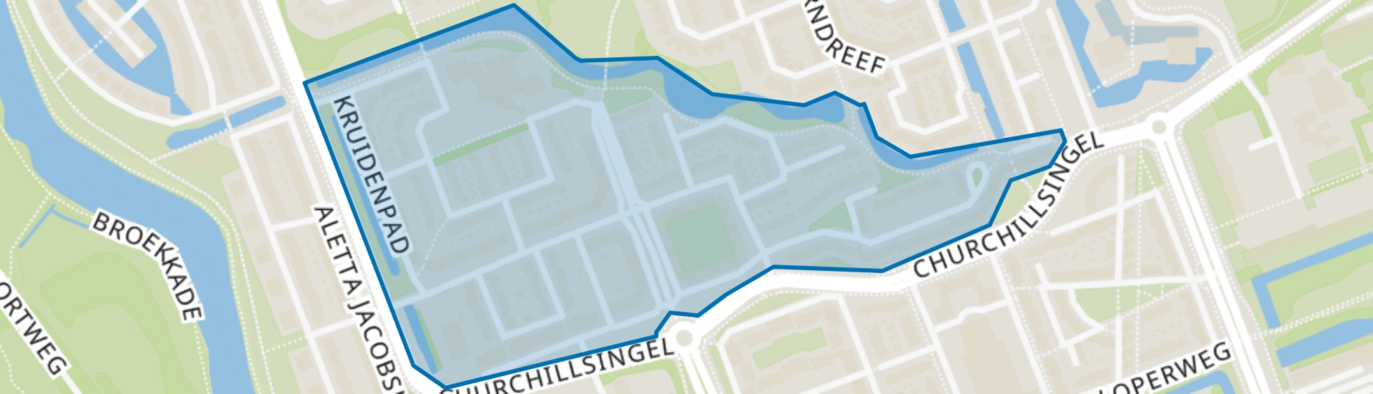 Kruidenbuurt, Vlaardingen map