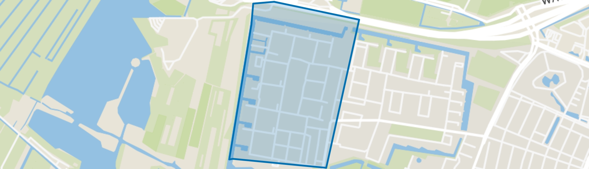 Lage Weide, Vlaardingen map