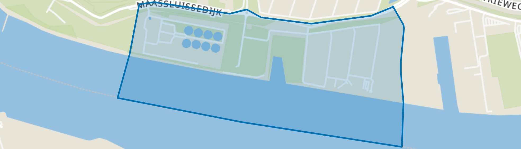 't Scheur, Vlaardingen map