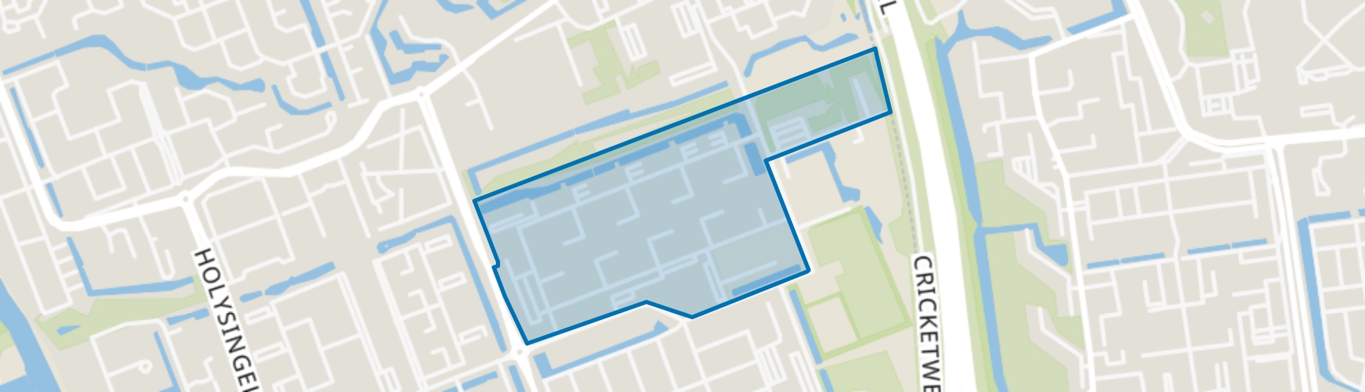 Vogelbuurt Noord, Vlaardingen map