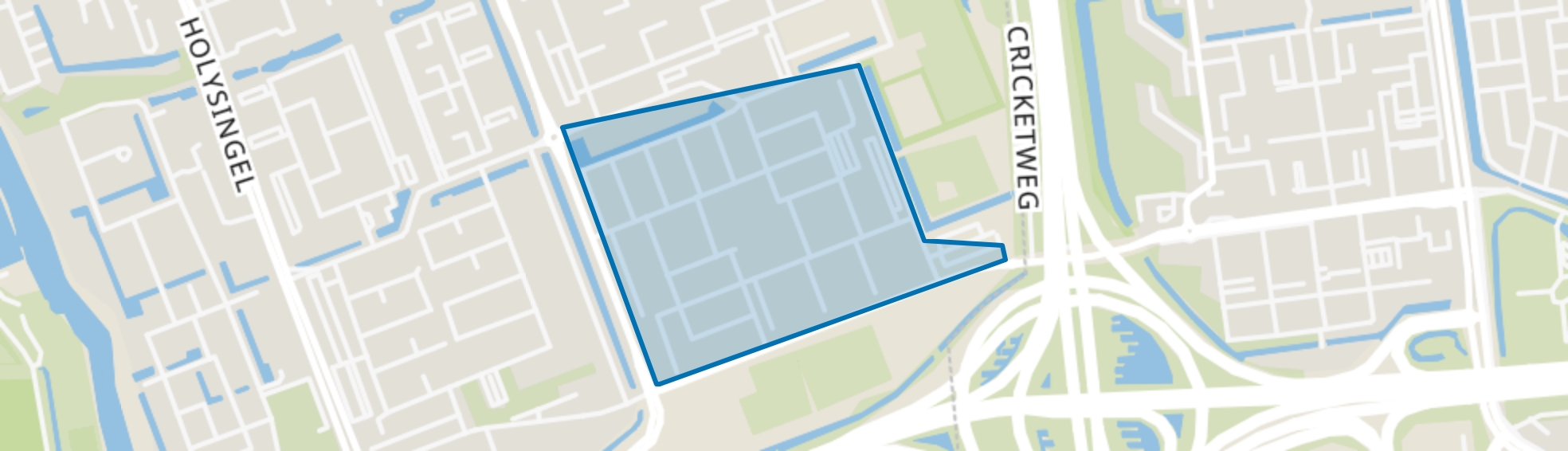 Vogelbuurt Zuid, Vlaardingen map