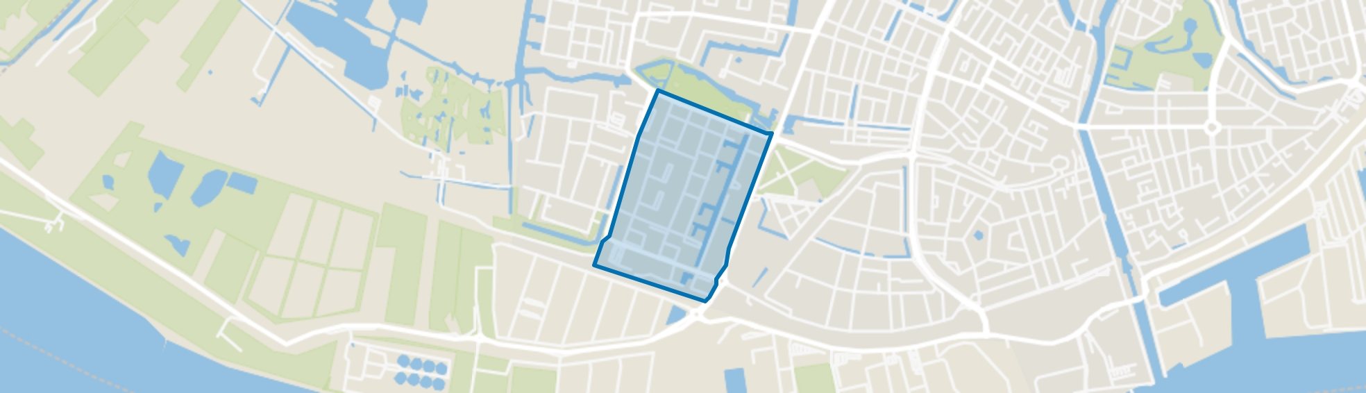 Zuidbuurt, Vlaardingen map