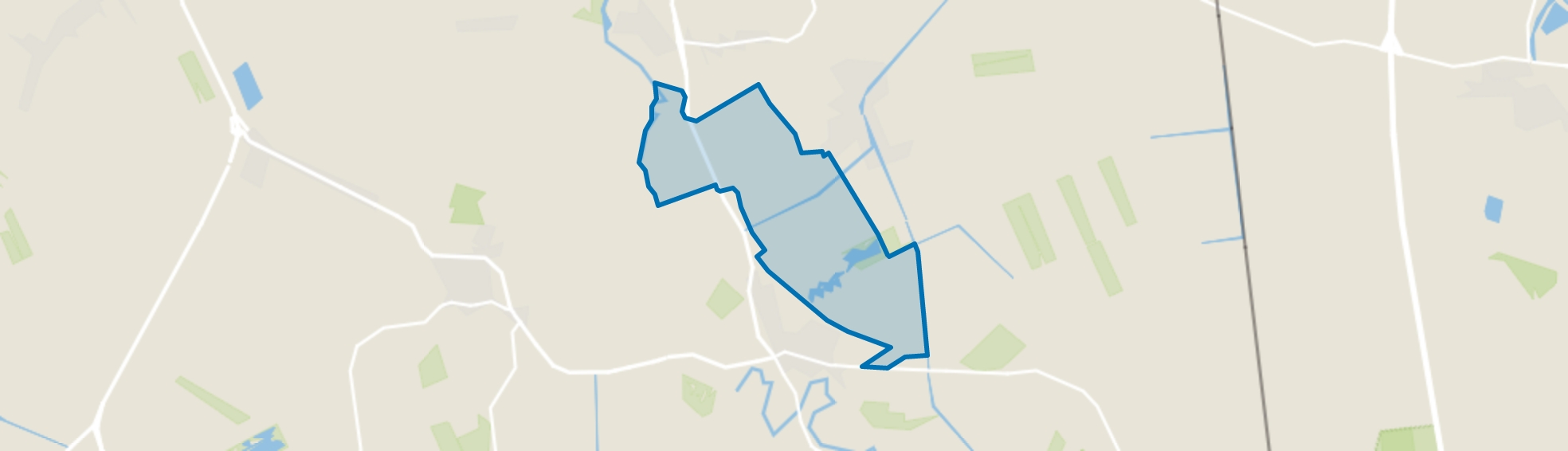 Verspreide huizen Bourtange, Vlagtwedde map