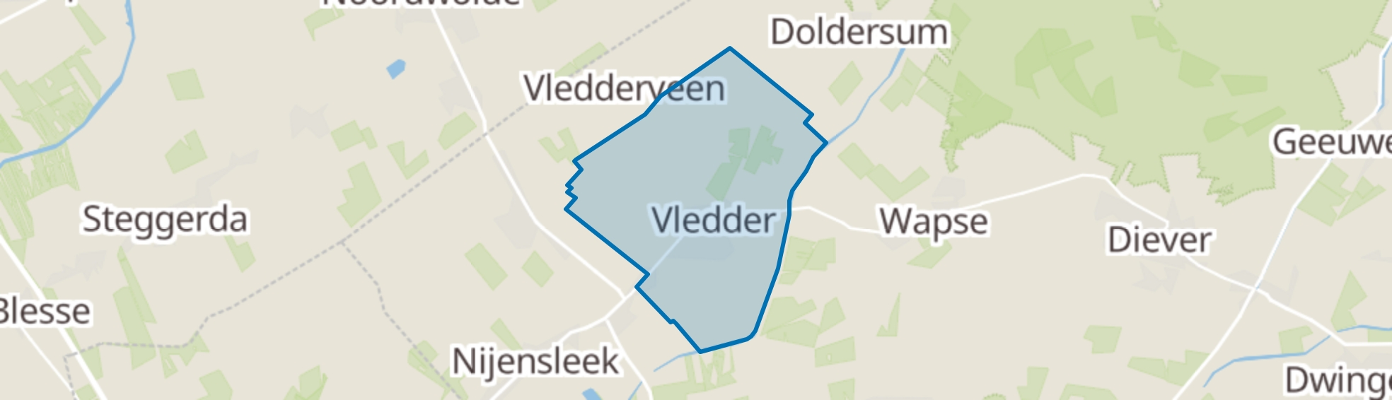 Vledder map