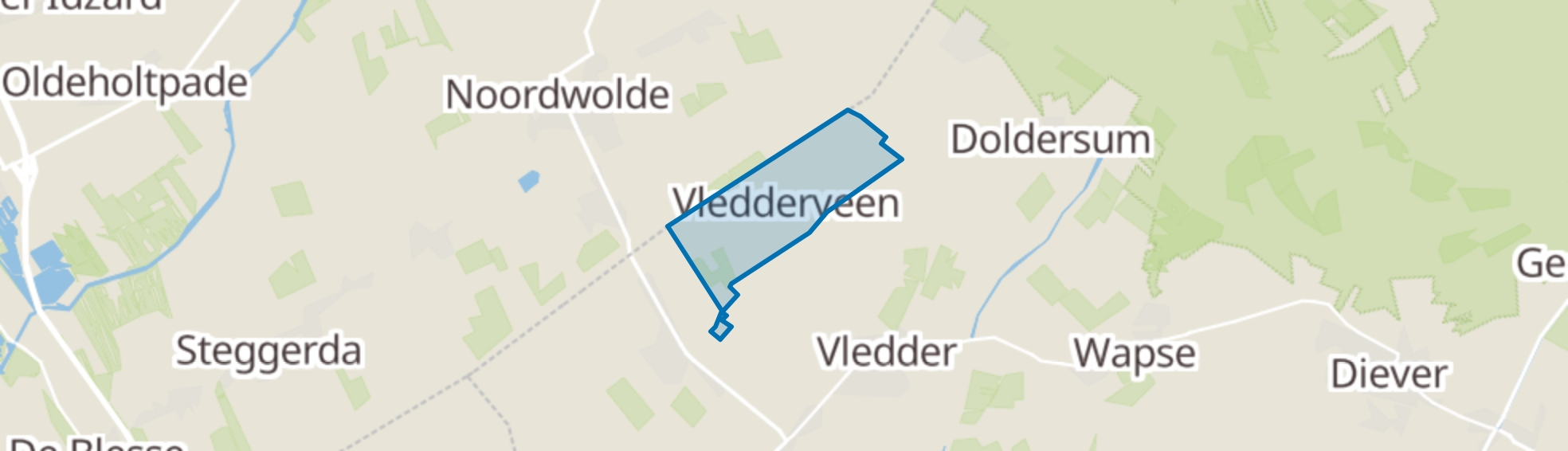 Vledderveen (DR) map