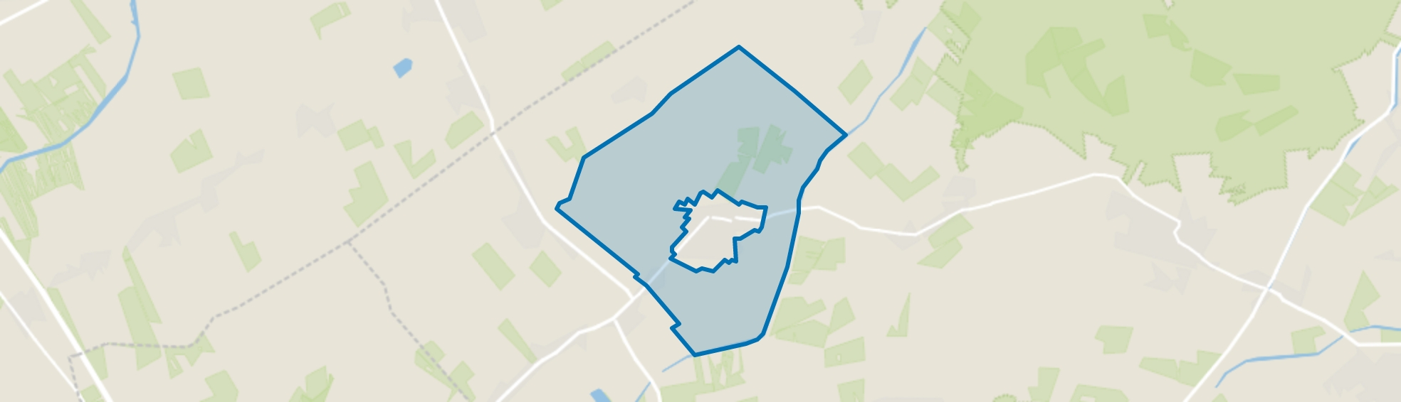 Verspreide huizen Vledder, Vledderveen (DR) map
