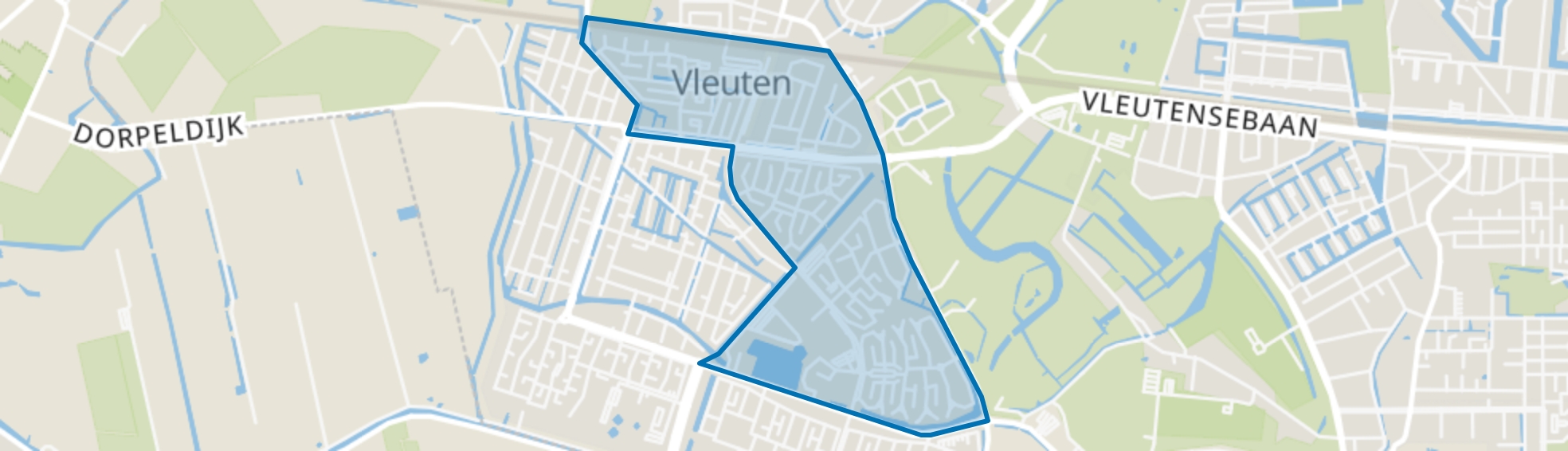 Vleuterweide-Noord/Oost/Centrum, Vleuten map