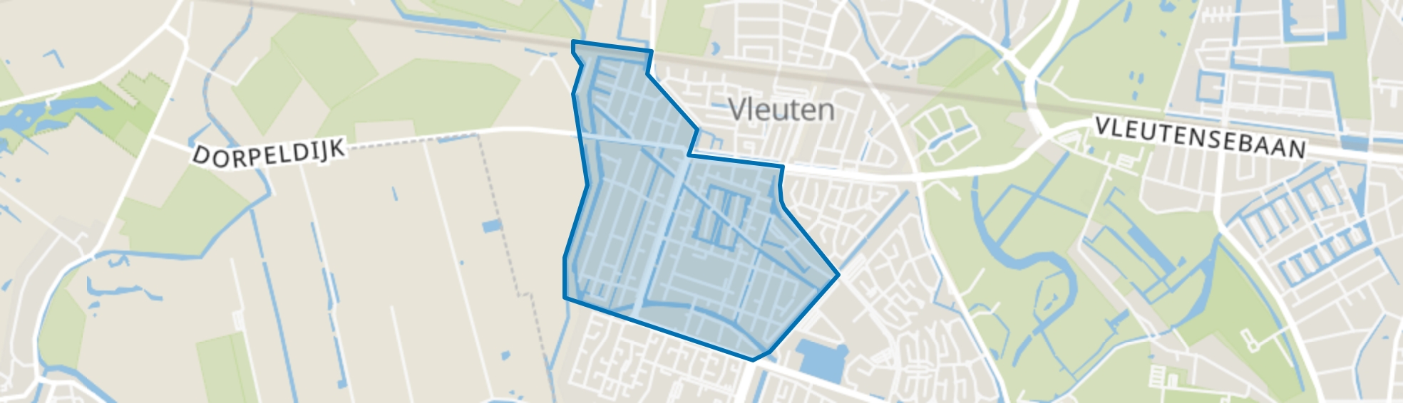 Vleuterweide-West, Vleuten map