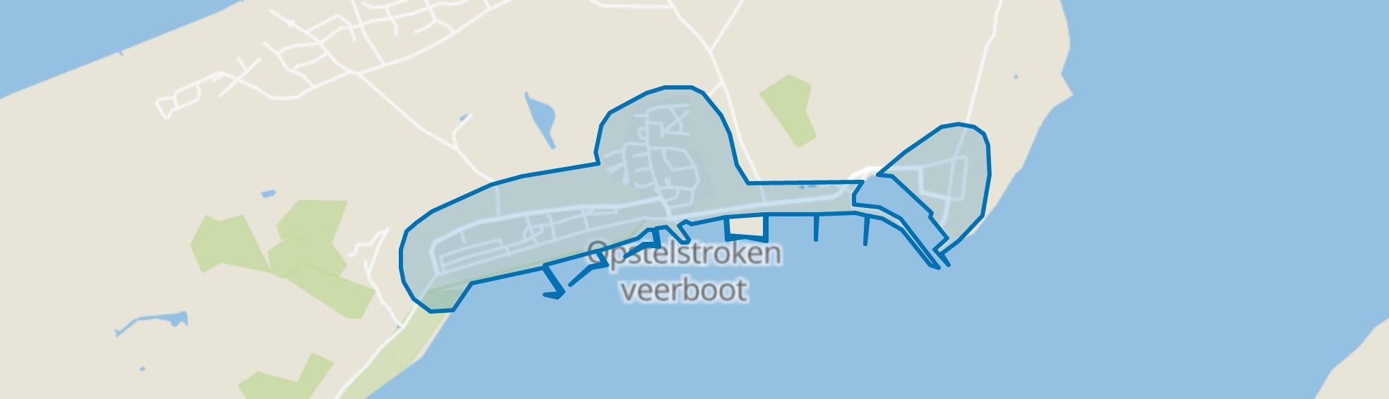 Oost-Vlieland, Vlieland map