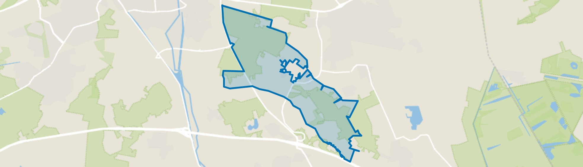 Verspreide woningen bij Vlierden, Vlierden map