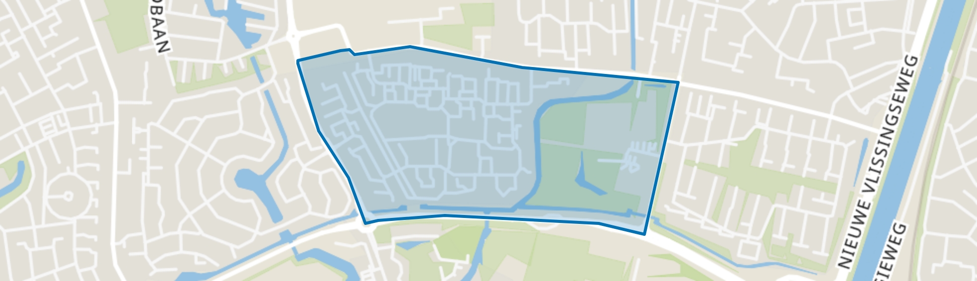 Bossenburgh - Weyevliet, Vlissingen map