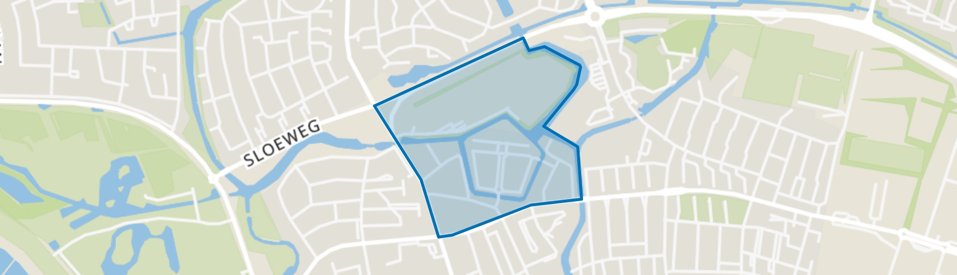 Het Fort e.o., Vlissingen map