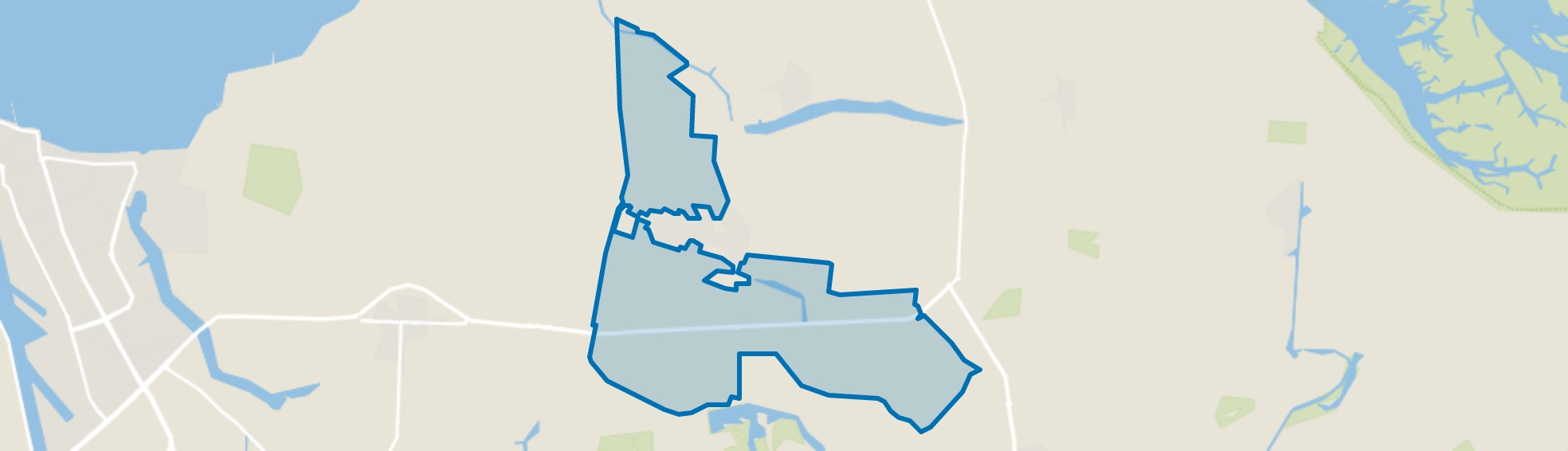 Buitengebied Vogelwaarde, Vogelwaarde map