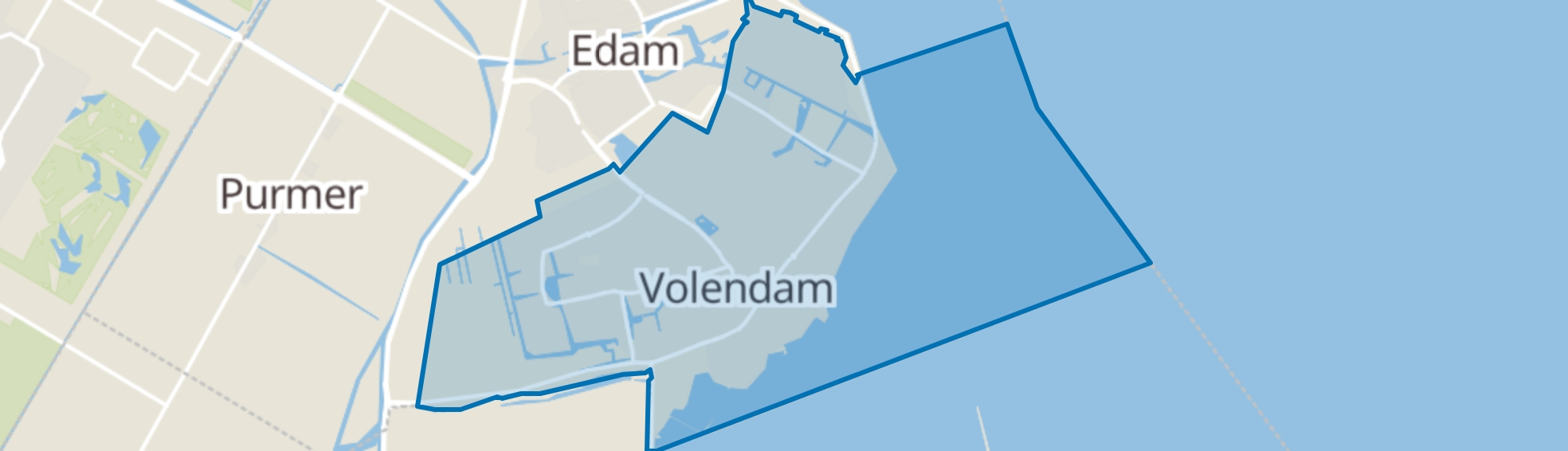 Volendam map