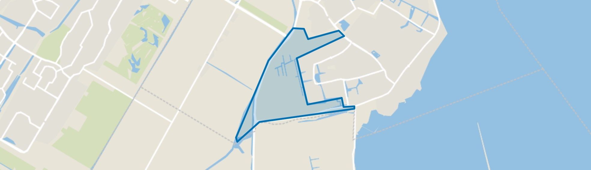 Lange Weeren, Volendam map