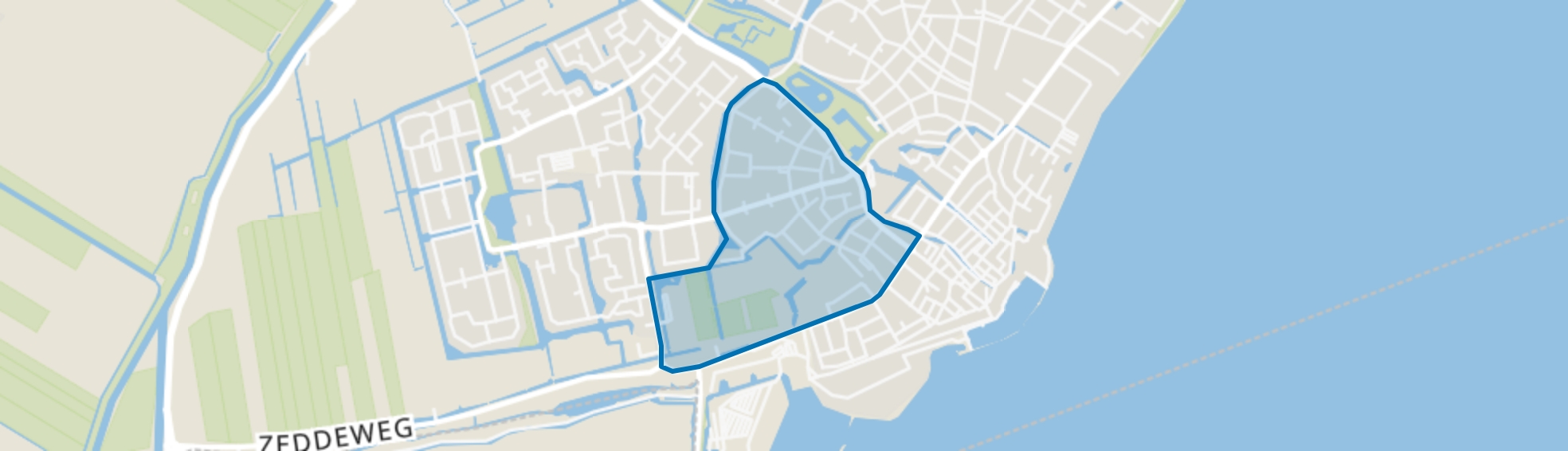 Volendam-Katham + Planetenbuurt, Volendam map