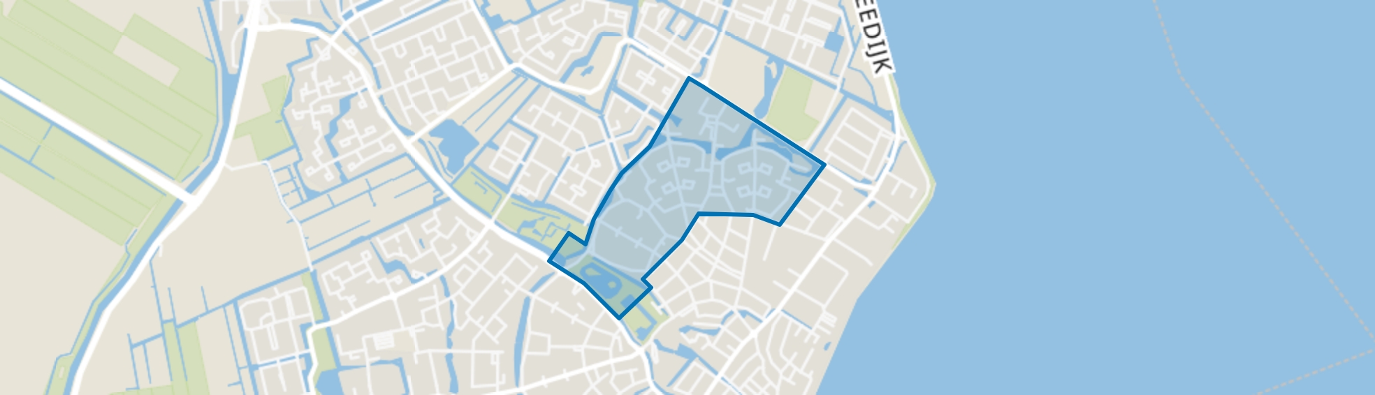 Volendam-Rozettenbuurt, Volendam map