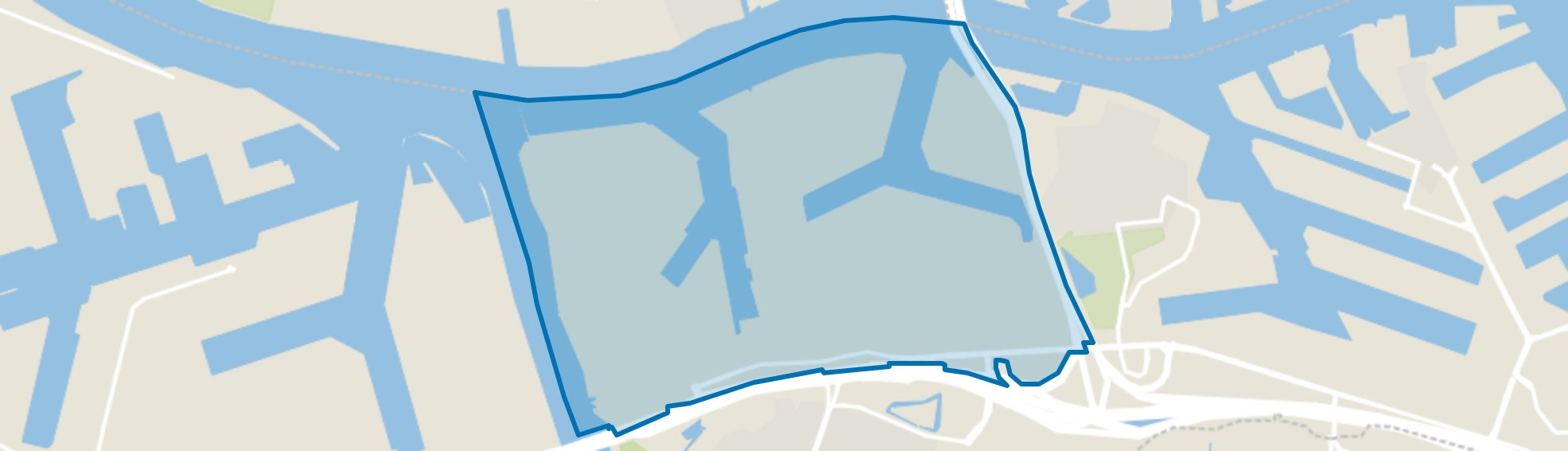 Vondelingenplaat, Vondelingenplaat Rotterdam map