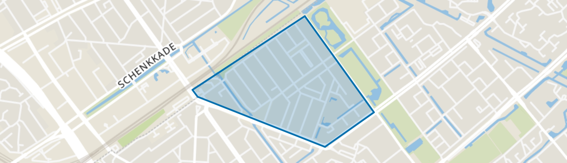 Bovenveen midden, Voorburg map