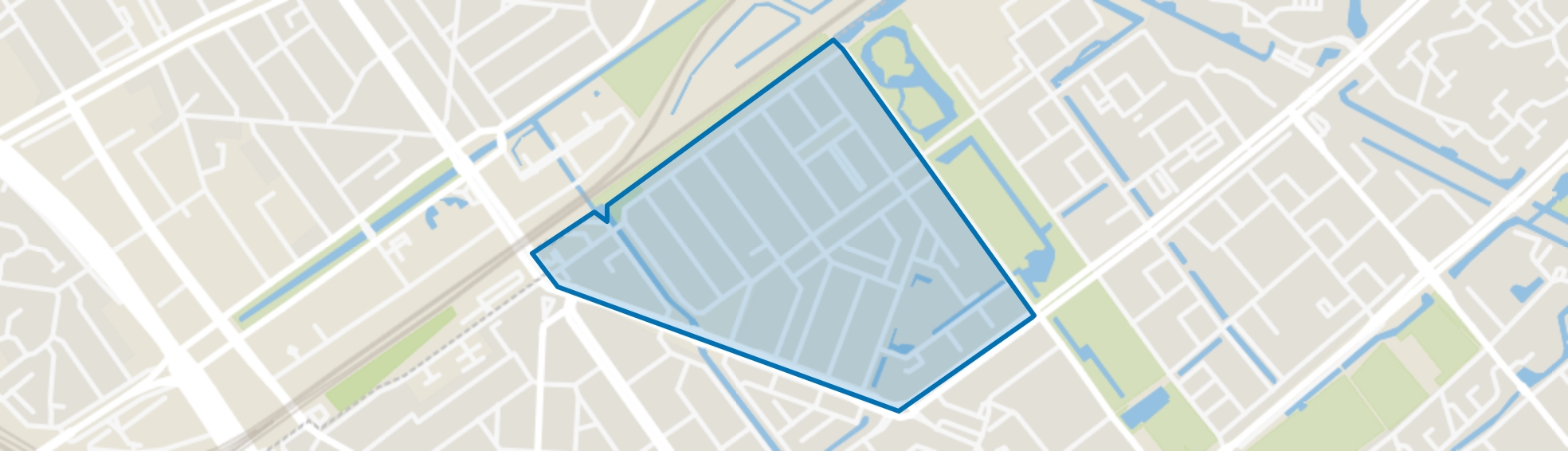 Bovenveen midden, Voorburg map