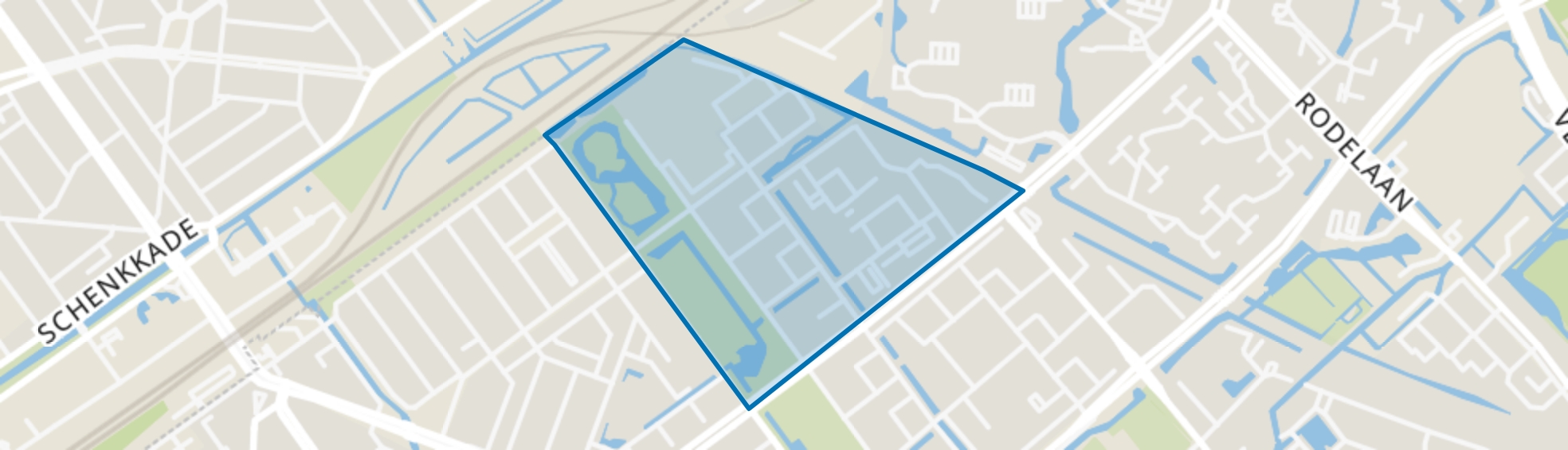 Bovenveen noord, Voorburg map