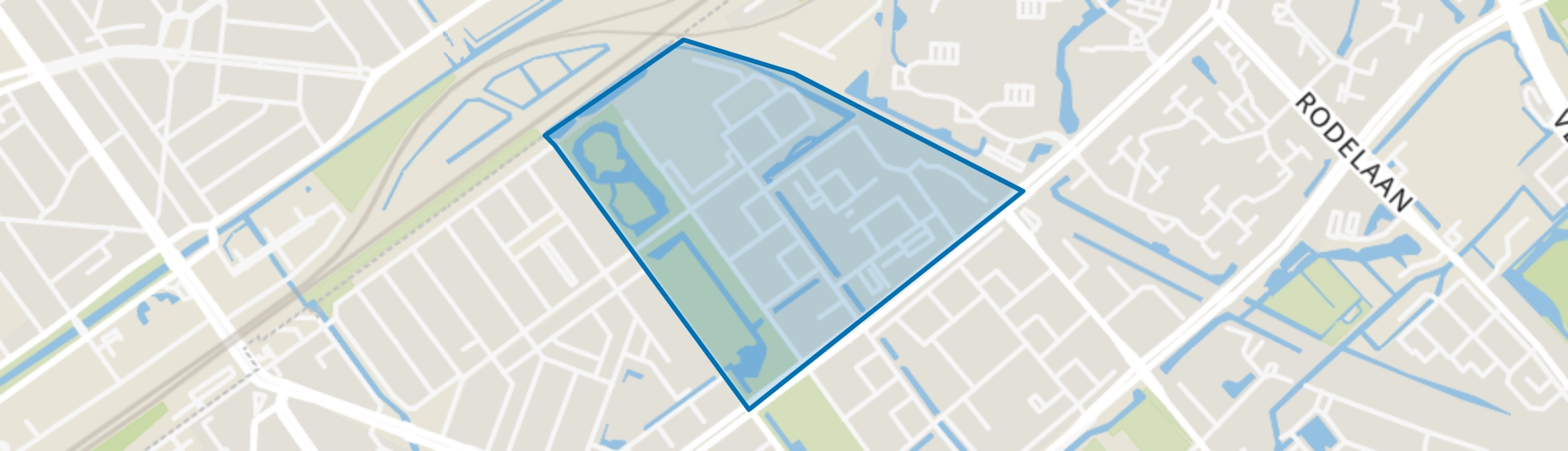 Bovenveen noord, Voorburg map