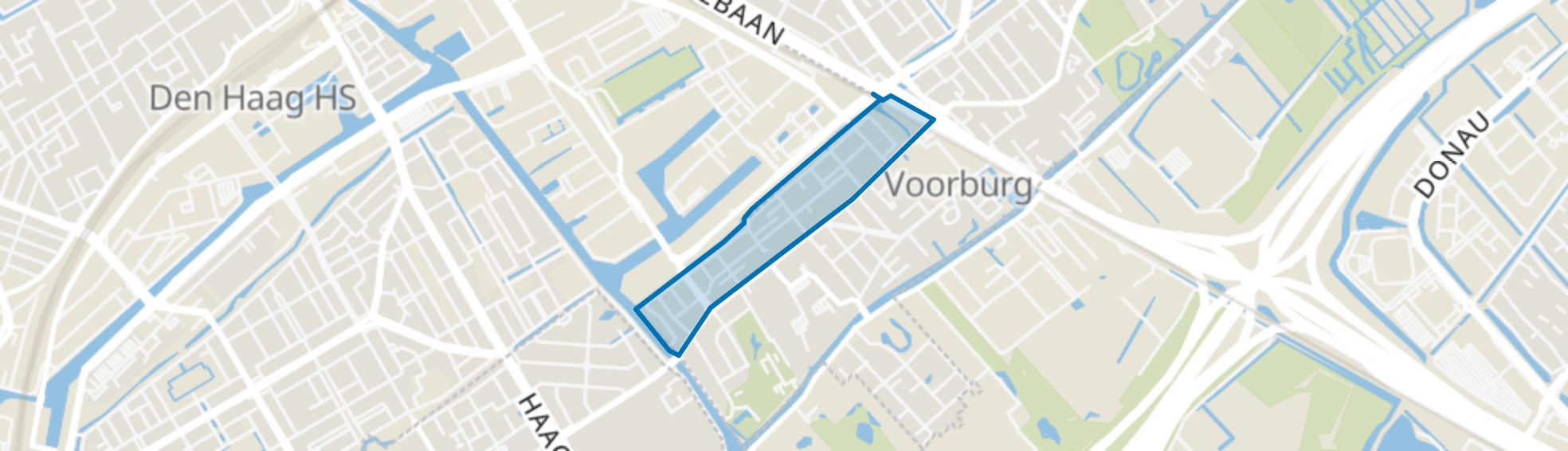 Voorburg West noord, Voorburg map