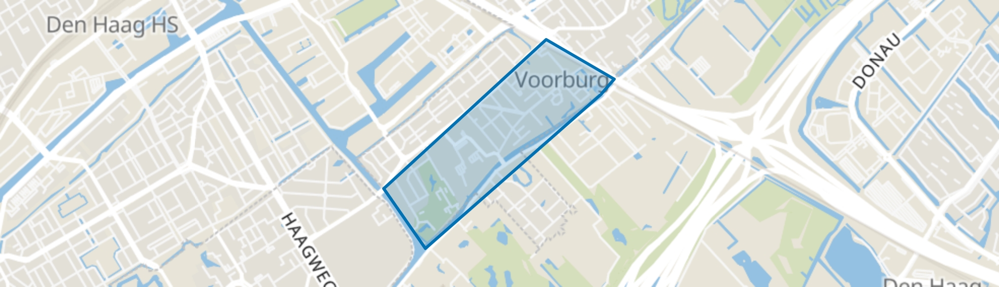 Voorburg West zuid, Voorburg map