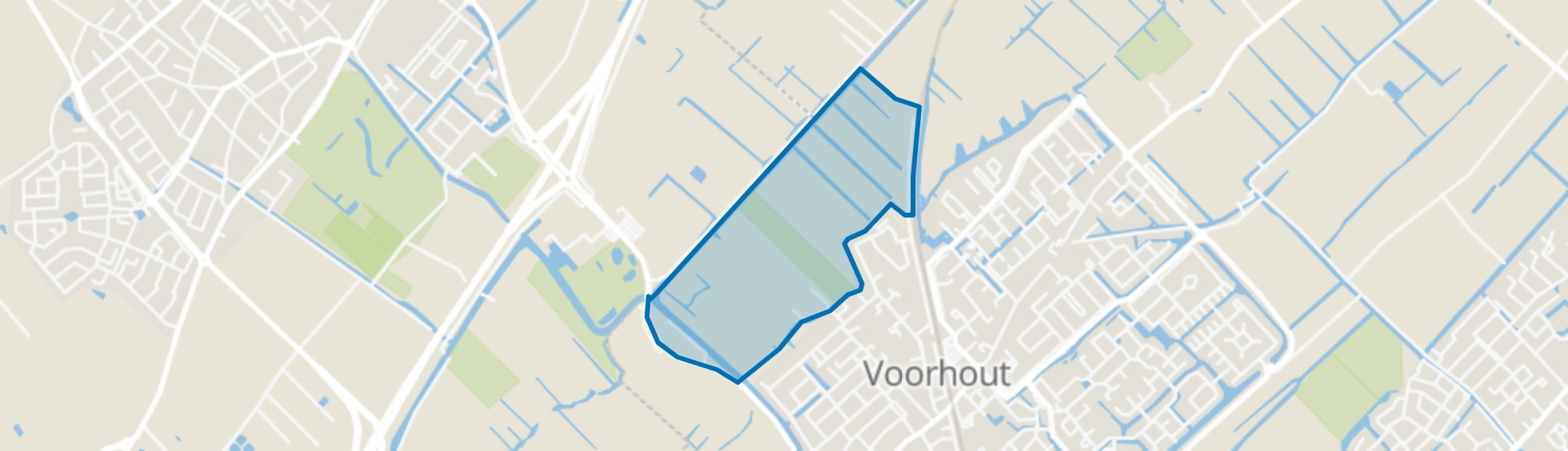 Boekhorstpolder, Voorhout map