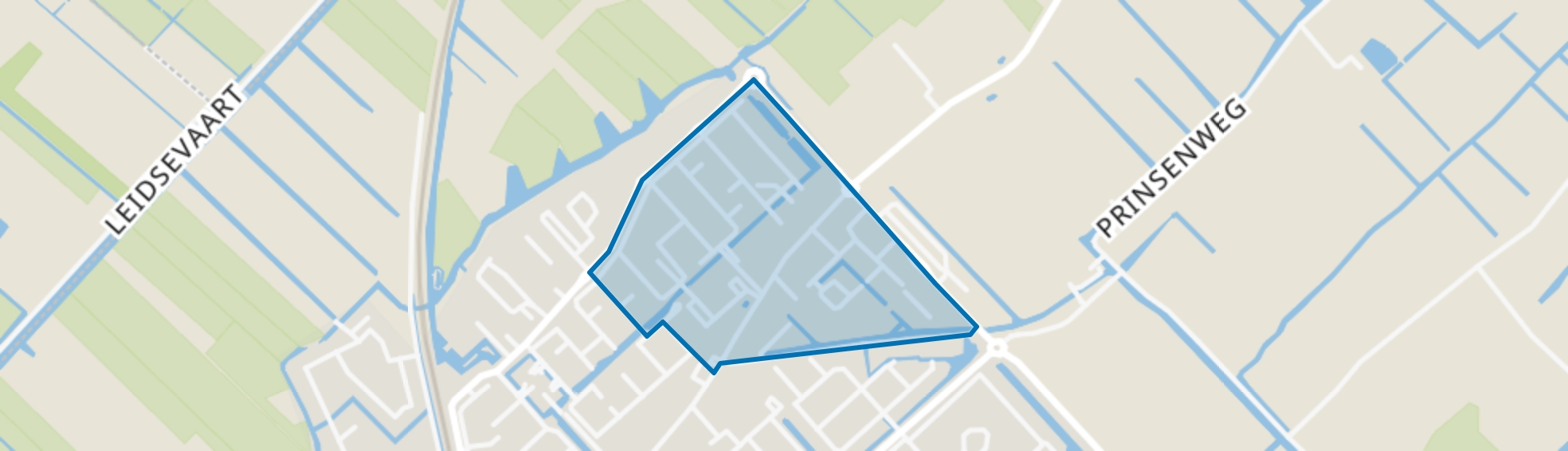 Bollenbuurt, Voorhout map